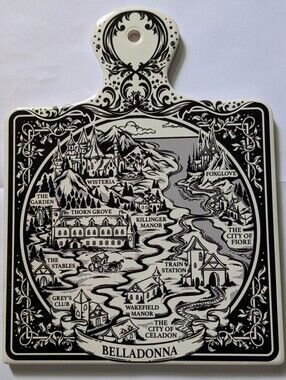 Rare! FAIRYLOOT "Belladonna" Adalyn Grace Ceramic Kitchen Trivet